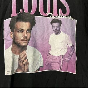 Vintage One Direction Size Large Louis Tomlinson Graphic T-shirt